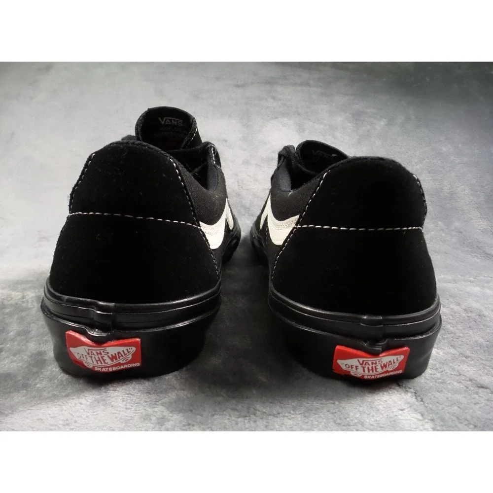 Vans Skate Sk8-Low Shoes Mens Size 10.5 Black PopCush Duracap Sneakers NWOB